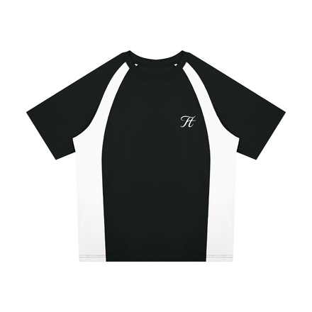 Turbotime Unisex Raglan Color Block T-Shirt
